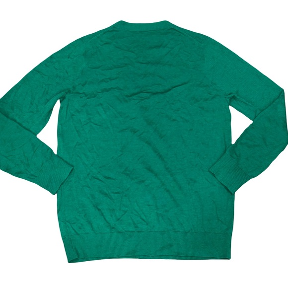 🍀 J.Crew Green 100% Merino Wool Cardigan Sweater Women’s Size XL - Picture 13 of 16